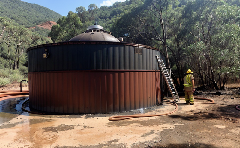 Fire water tank inspection