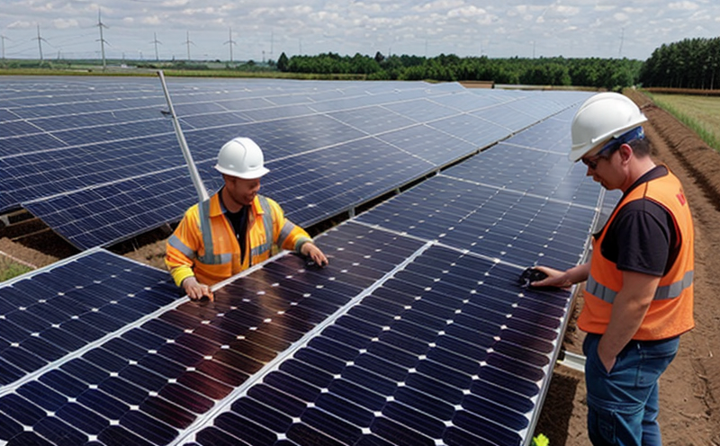 Solar farm cabling inspection