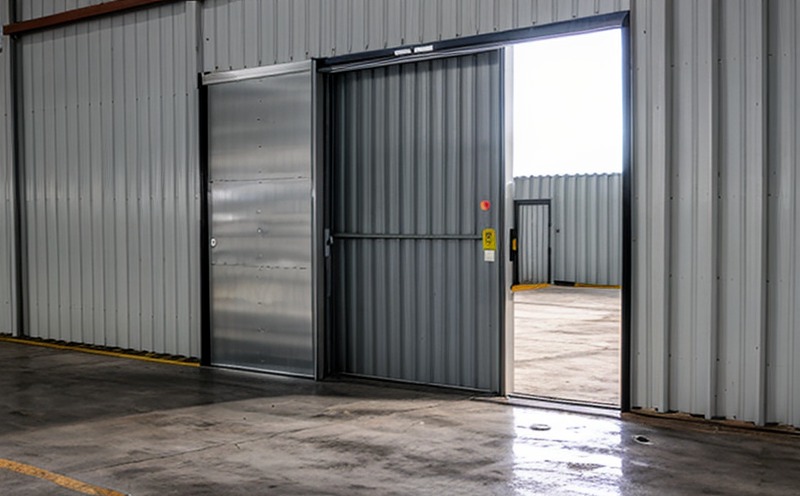 Warehouse door inspection
